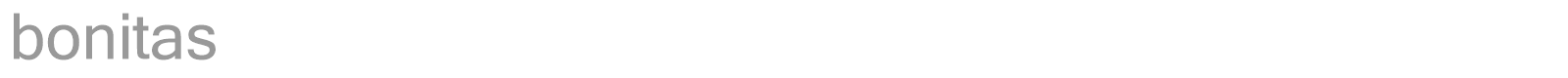 Bonitas font preview